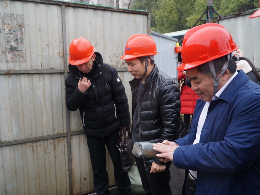 院領導赴長沙市軌道交通1號線北延一期詳勘項目檢查指導工作